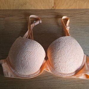 Aerie Lace Push-Up Bra - Soft Peach